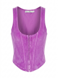 Orchid Corset Tank