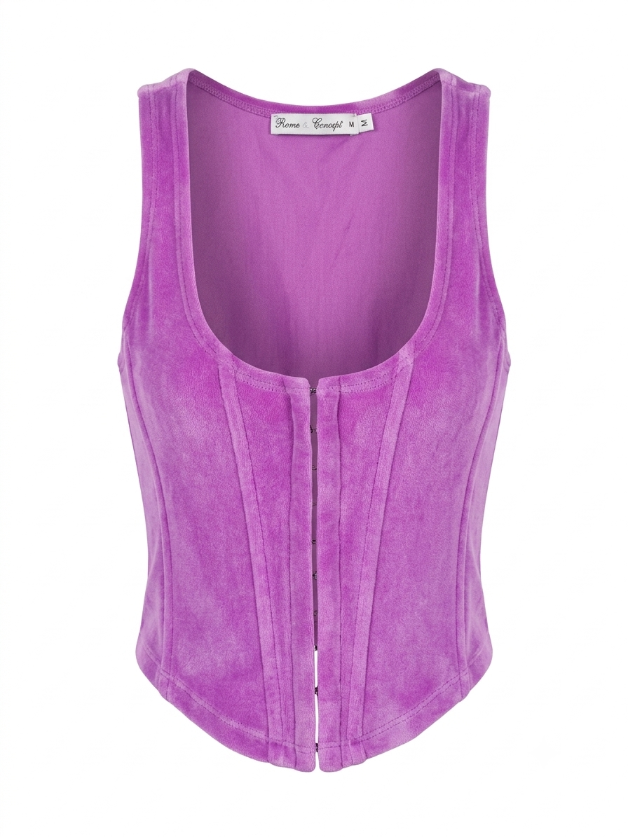 Orchid Corset Tank
