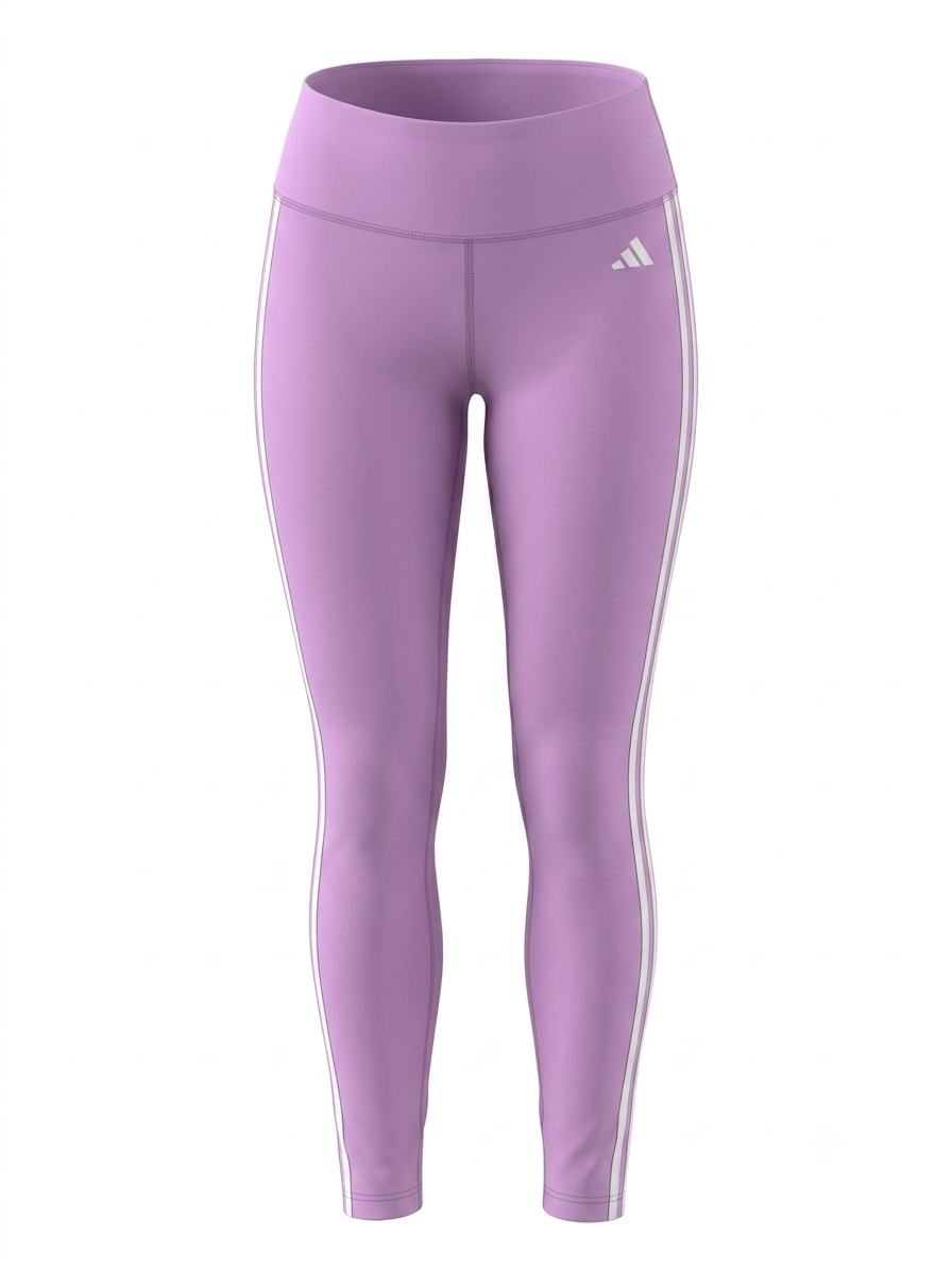 Lilac Three-Stripe Leggings
