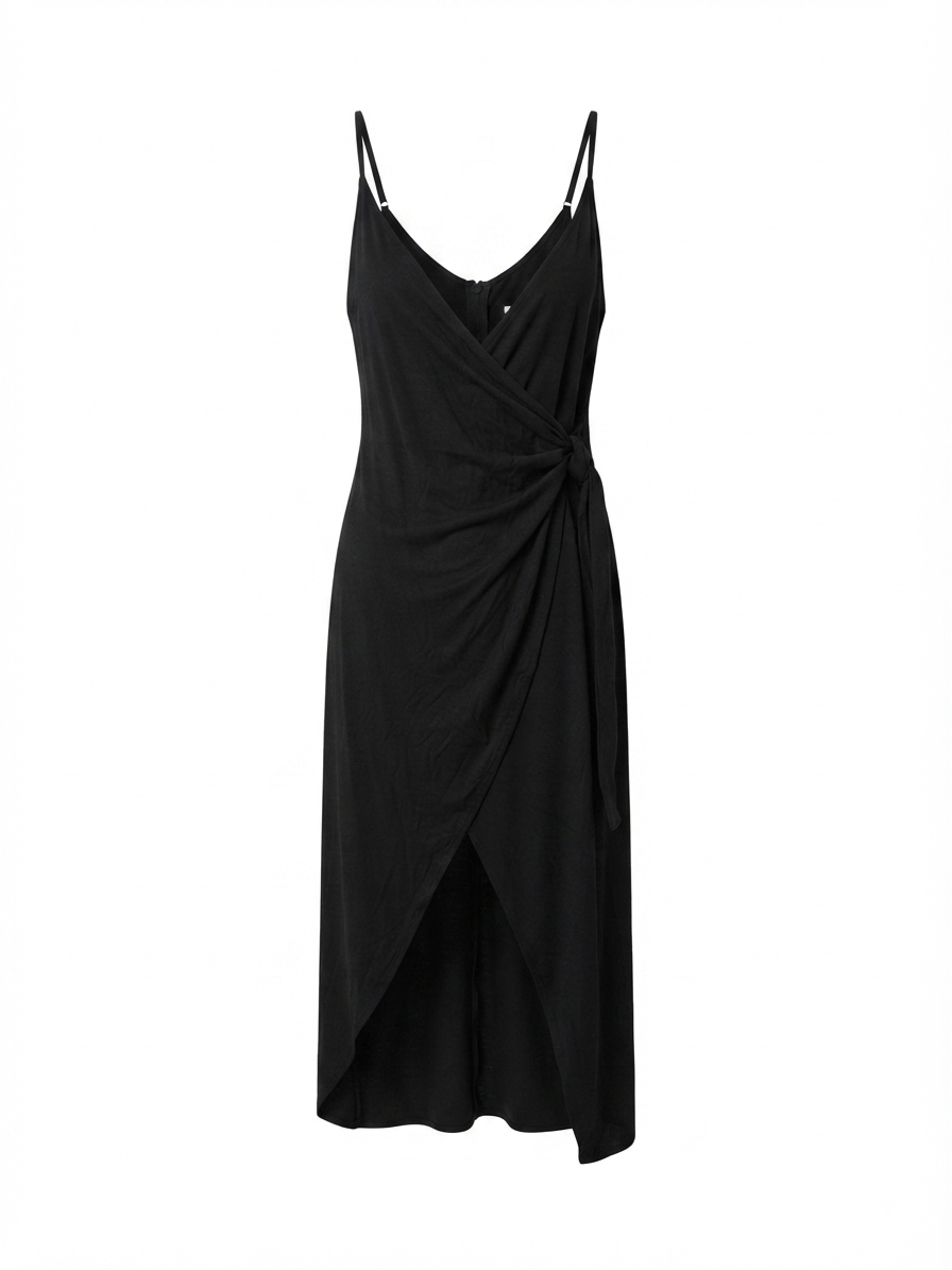 Ruched Wrap Midi