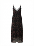Dark Rose Lace Slip Dress