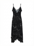 Midnight Starry Lace Midi