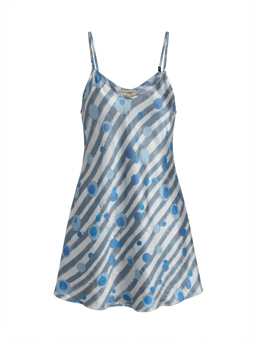 Blue Geo Slip Mini