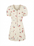 Cherry Picnic Mini Dress