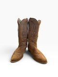 Botas café media pierna