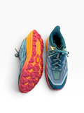 Zapatillas azul marina , rosa y naranja