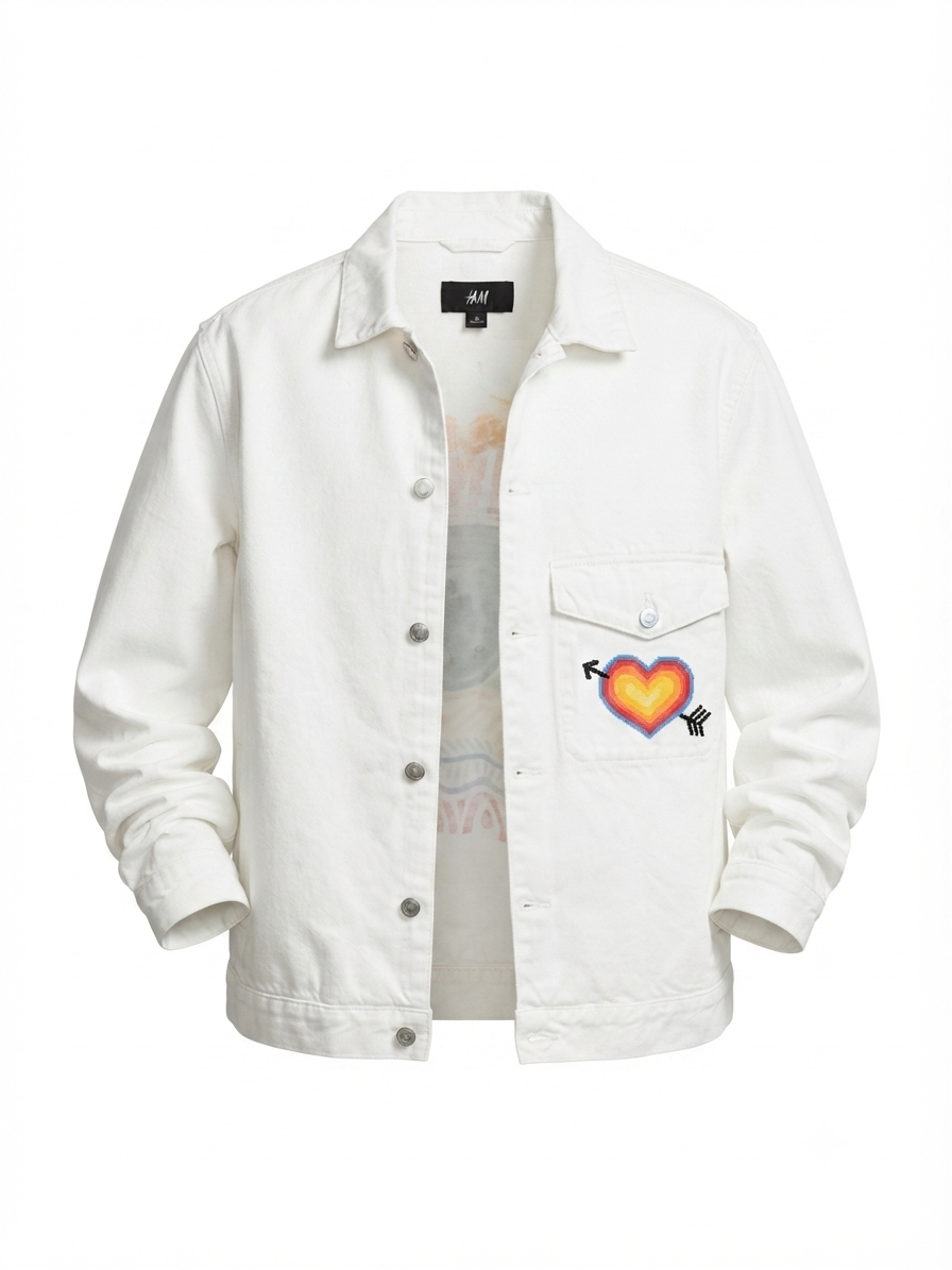 Tropical Totem Denim Jacket