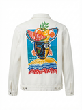 Tropical Totem Denim Jacket