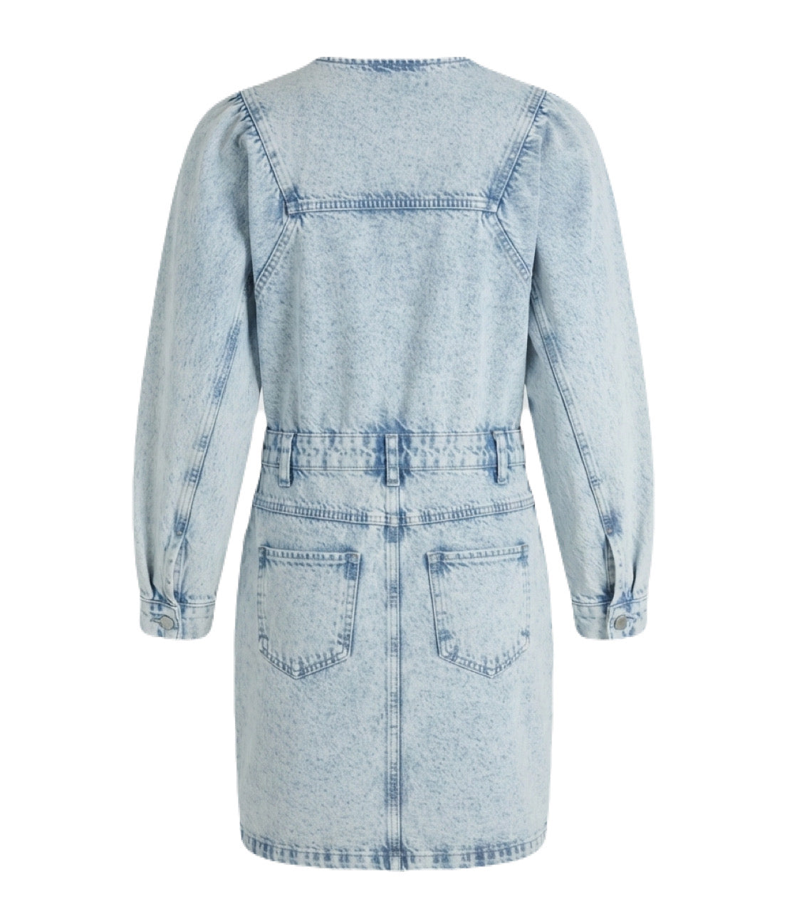 Blue Canvas Denim Dress