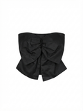 H&M — Black Ruffle Mini Skirt