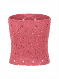 NAÁSTY GAL — Coral Eyelet Mini Skirt