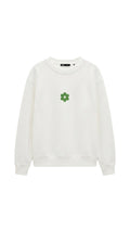 Ivory Lucky Clover Sweatshirt