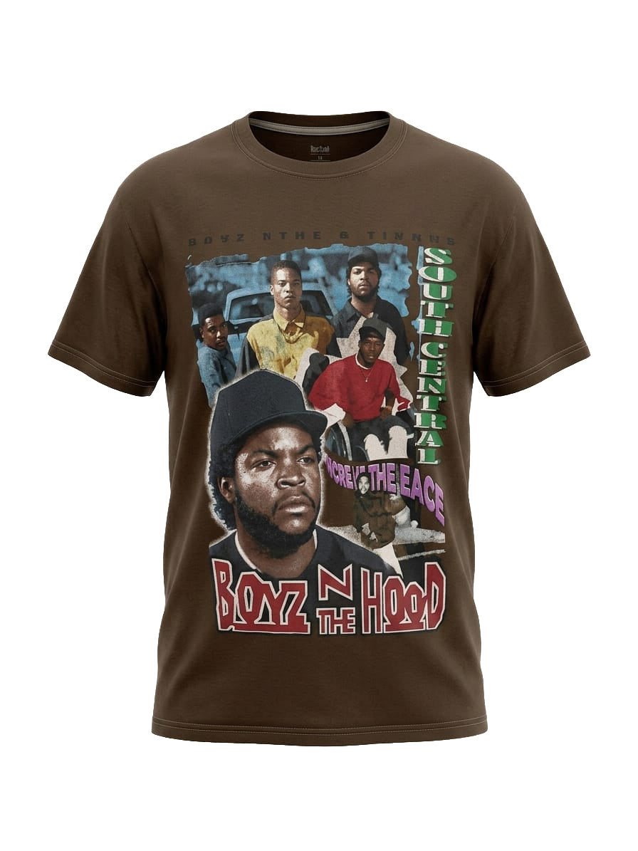 Brown Boyz N The Hood Graphic Tee