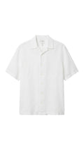 Crisp White Camp Shirt