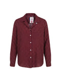 Burgundy Microdot Shirt