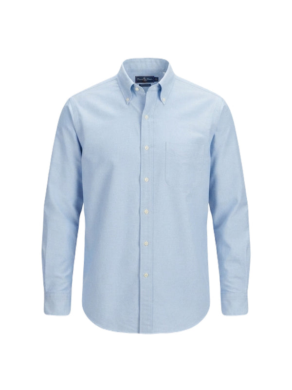 Camisa Oxford esencial azul cielo