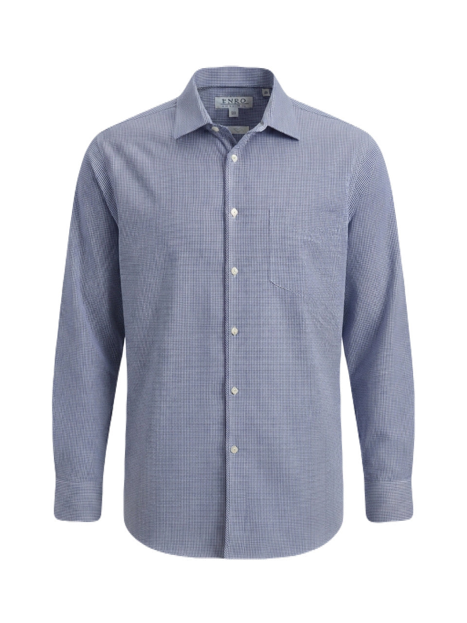 Blue Microcheck Dress Shirt
