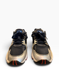Zapatillas azules con plateado