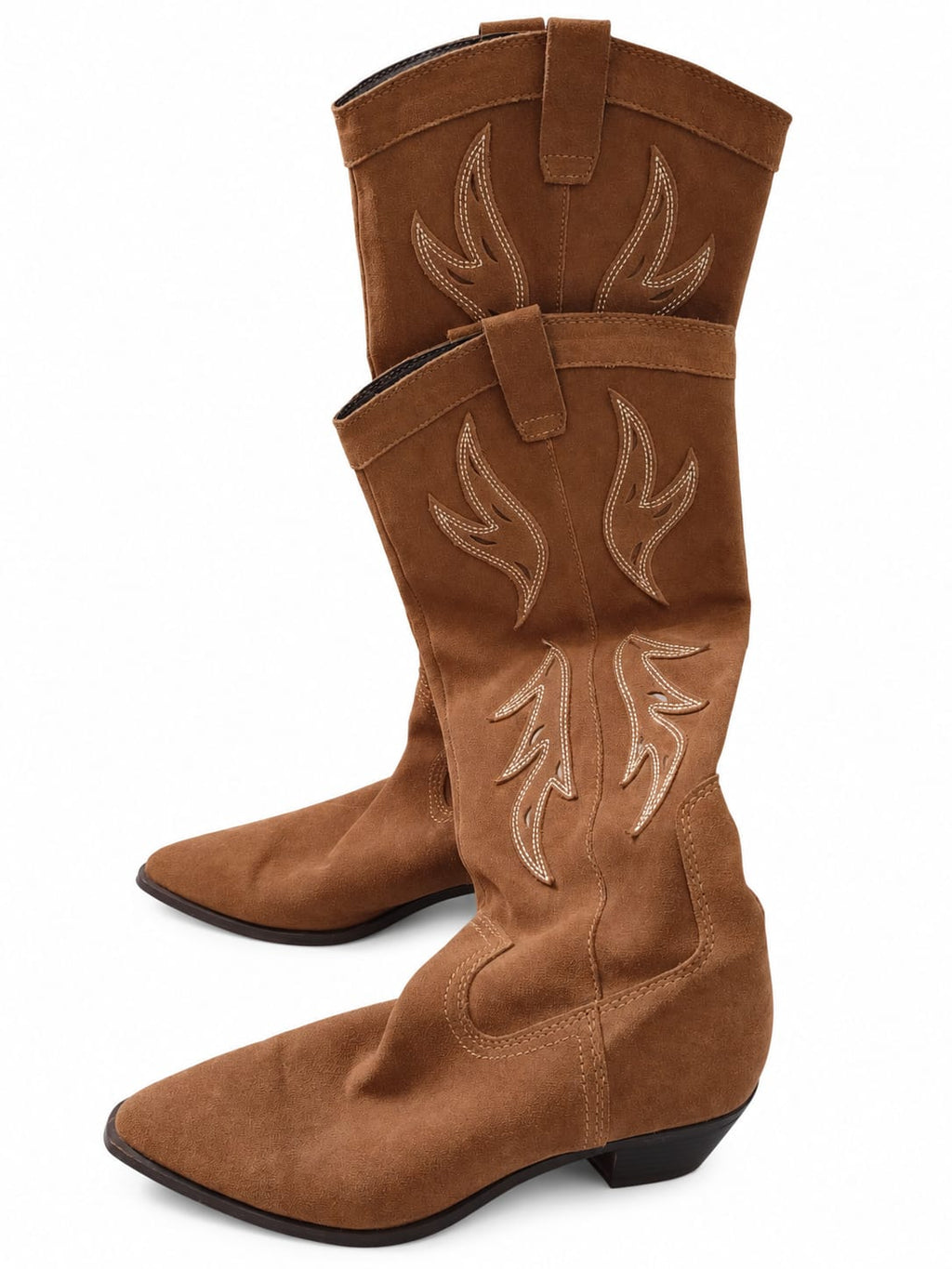Botas café largas